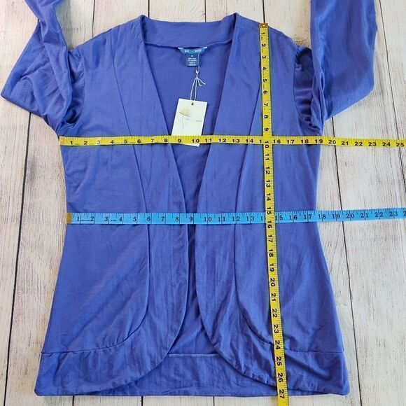 Tint Your World open front blue cardigan M - Picture 6 of 8